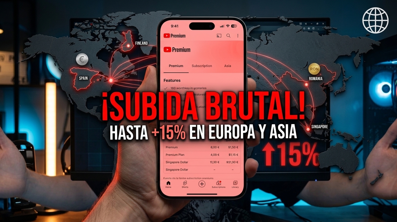 YouTube Premium vuelve a subir de precio: Impacto en España y nuevos costes de todos los planes