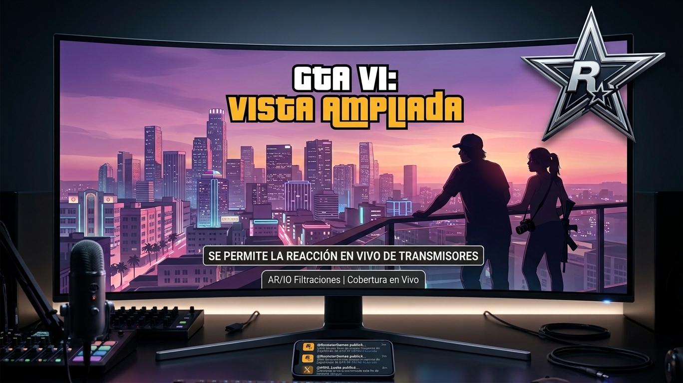 Rockstar da luz verde a los streamers: Luz verde para reaccionar al Extended Look de GTA 6 (con una condición clave)