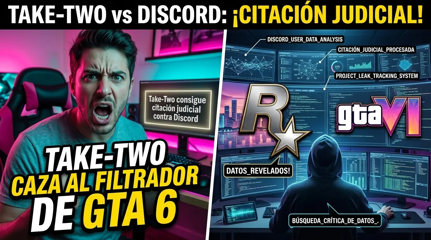 Take-Two consigue citación judicial contra Discord para cazar al filtrador de GTA 6