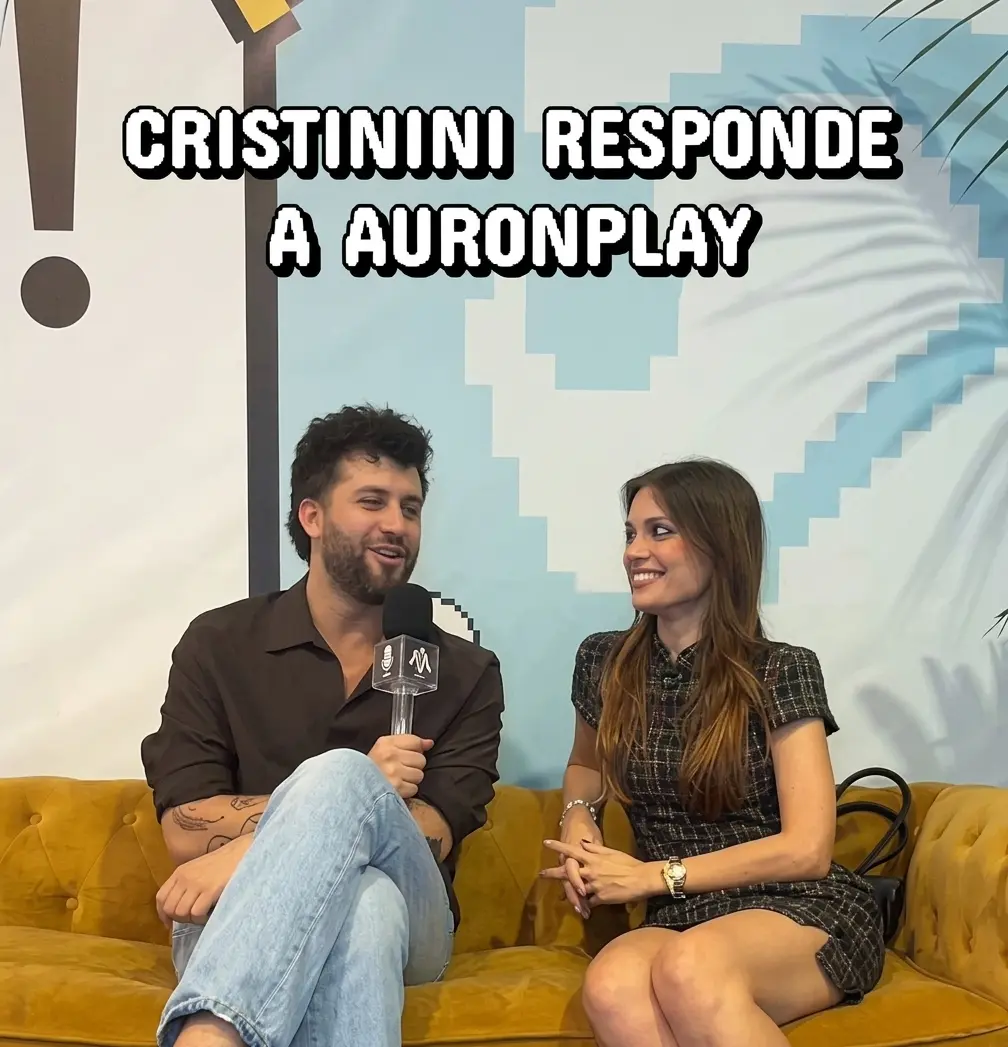 Cristinini desmiente una relación con AuronPlay: “No existe nada”