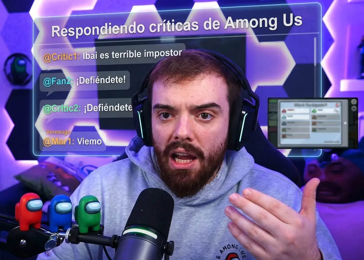 Ibai responde a las críticas por jugar Among Us con la Selección
