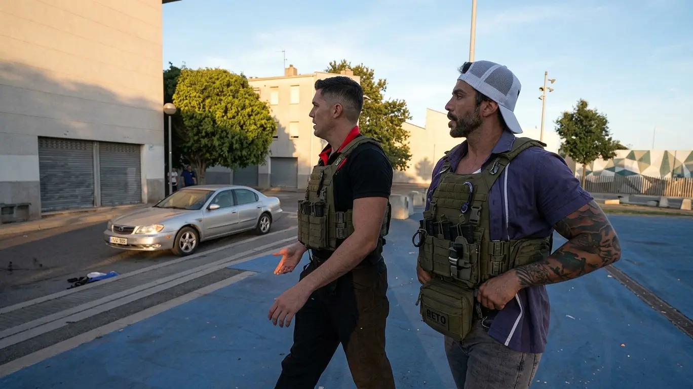 Jordi Wild y Zazza abandonan un barrio de Barcelona entre amenazas