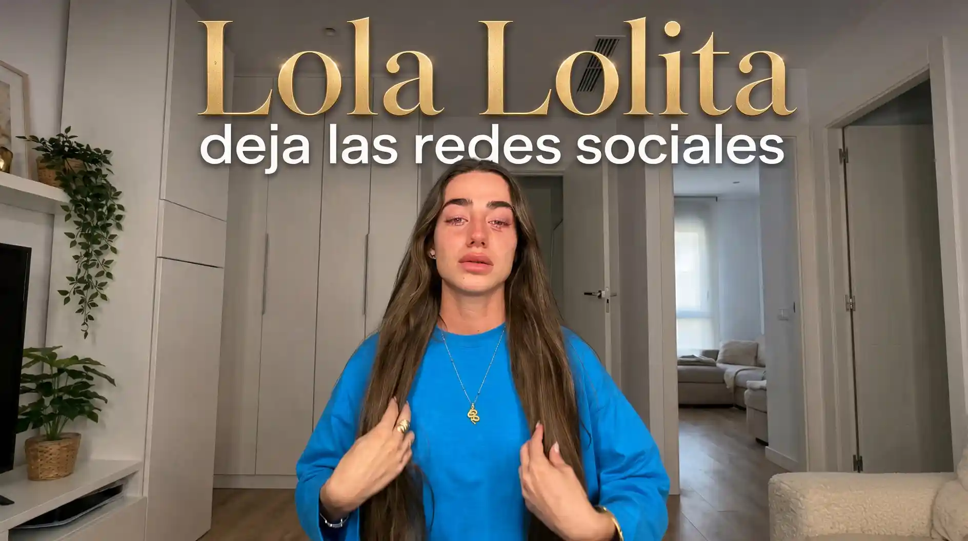 Lola Lolita rompe a llorar y anuncia que deja temporalmente las redes: «No puedo más»