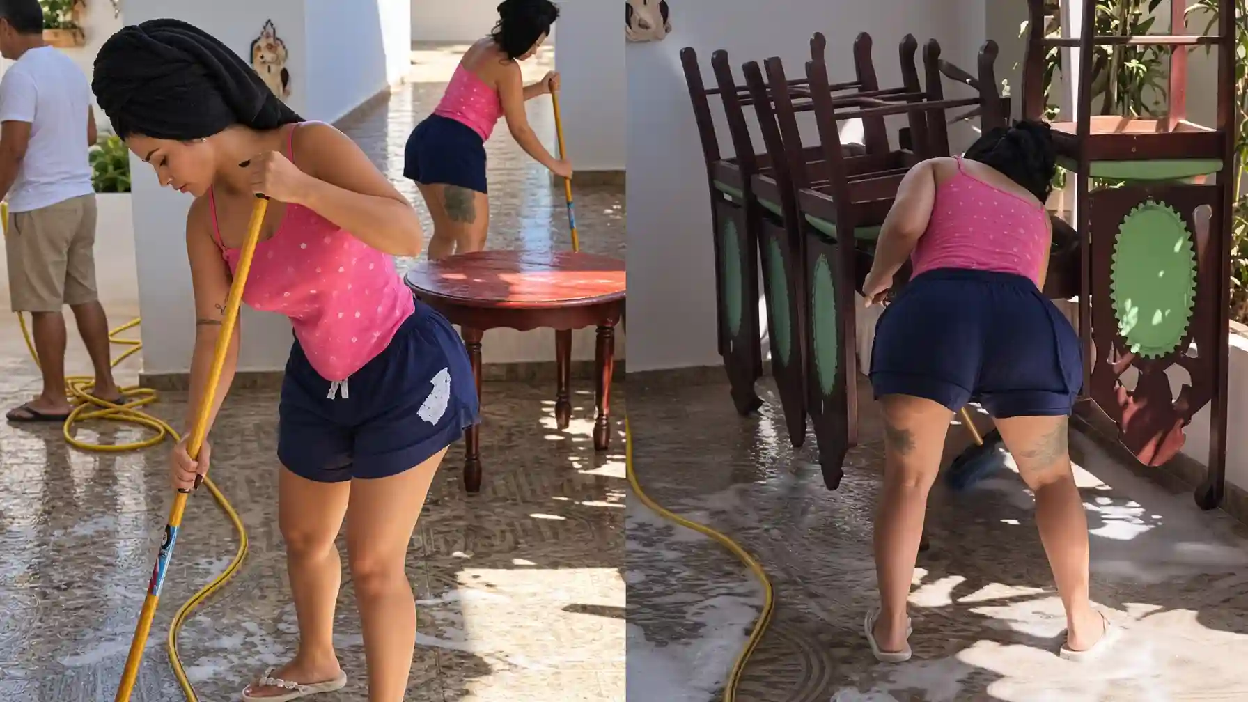 Cardi B se pone a limpiar en RD durante su cumpleaños 34