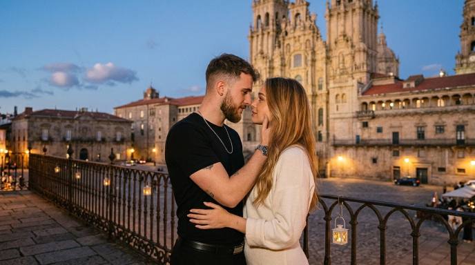 ¡Pillados! Carola y Fabiana Sevillano tienen su primera cita en Santiago de Compostela