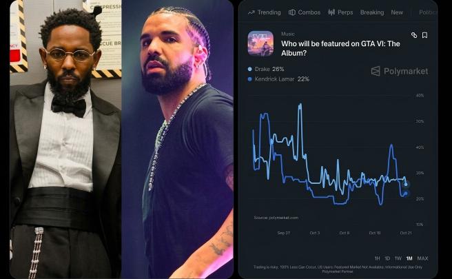 ¿Drake o Kendrick Lamar? Las apuestas posicionan el 'beef' en GTA 6