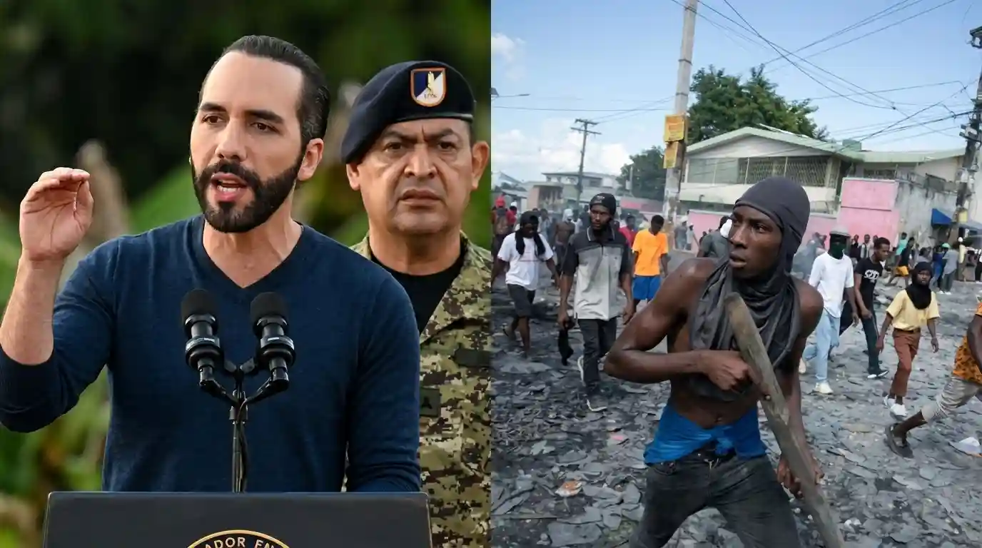 Bukele responde a las críticas por su misión militar en Haití